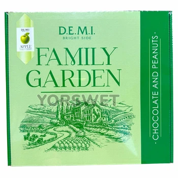 Цукерки Яблуко в шоколадній глазурі з арахісом LAGOM Family Garden Apple 1,2 кг (1646)