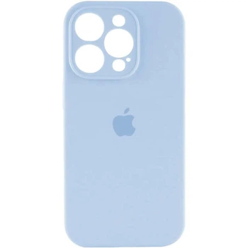 Чохол силіконовий Full Silicone Case for iPhone 14 Pro Mist Blue (з захистом камери)