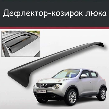 Спойлер дефлектор на люк Nissan Juke Ниссан Жук козырек крыши