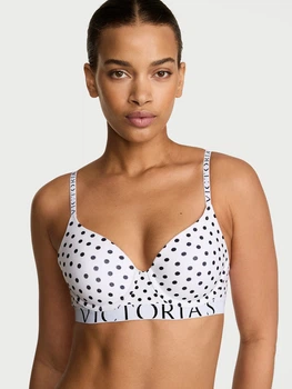 Бюстгальтер с косточками хлопковый Victoria's Secret 342247323 34D Белый (1162051865)