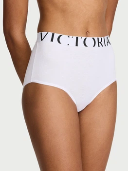 Трусики сліпи жіночі бавовняні Victoria's Secret 683007304 M Білі (1161957201)
