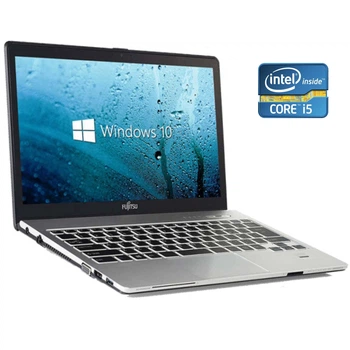 Ультрабук Б-клас Fujitsu LifeBook / 13.3" IPS Touch / Core i5-6300U (2(4) ядра по 2.4-3 GHz) / 8GB DDR4 / 256GB SSD / HD Graphics 520 / WebCam / HDMI б/в