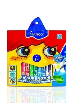 Фломастери Marco Ultra Washable 12 кольорів 1630-12CB