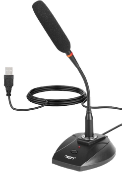 Микрофон Depusheng U130 конденсаторный USB на гибкой стойке настольный