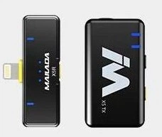 Микрофон Mailada X5ML беспроводной петличный с магнитным креплением для iPhone и камеры, с колонкой