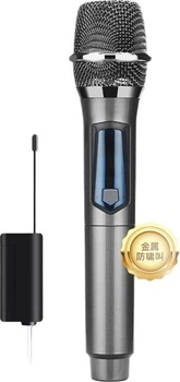 Микрофон SANSUI U7 беспроводной аккумуляторный универсальный, черный