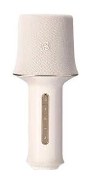 Микрофон Changba Xiaojuandan Z1 для караоке, беспроводной Bluetooth, кремовый