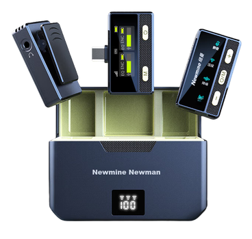 Микрофон Newmine MC211 петличный беспроводной для стримов, для TikTok, шумоподавление, Type-C