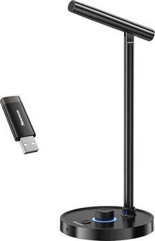 Микрофон Newmine ZM06 беспроводной, конденсаторный, USB, для записи и стримов, черный