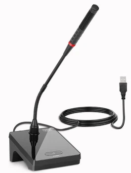 Микрофон Depusheng U150 конденсаторный USB с гибкой стойкой для конференций