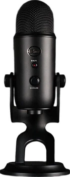 Конденсаторный USB-микрофон Logitech Yeti профессионального класса для караоке, записи, работы на компьютере, игр, прямых трансляций.