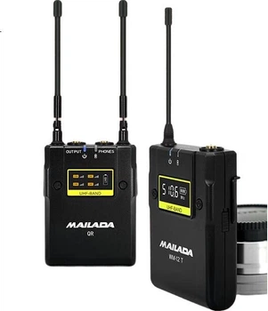 Микрофон петличный Mailada WM12 беспроводной для интервью и видеоблогов DSLR