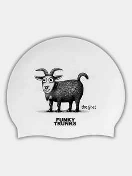 Шапочка для плавання Funky Trunks Silicone Swimming Cap - The Goat