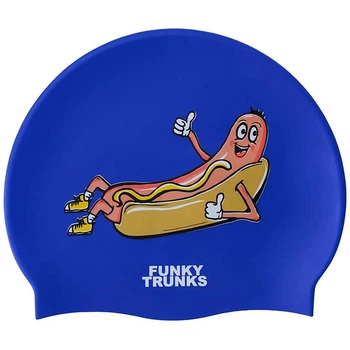 Шапочка для плавання Funky Trunks Silicone Swimming Cap - Hot Dawg