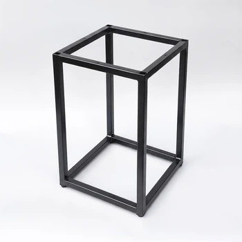 Каркас для журнального столу з металу 300×300 мм, H 450 мм Frame Чорний
