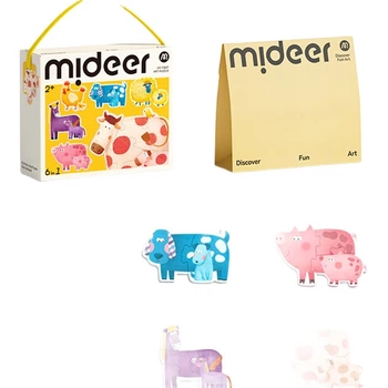 Большой пазл MiDeer Toy, подарок для мальчика и девочки, бумажный пазл с изображением сельскохозяйственных животных, детский подарок.