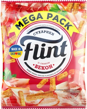 Сухарики Flint 60г бекон