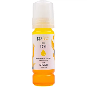 Чернила PowerPlant 101 для Epson L4150/4160 70г Yellow водорастворимая (PP101Y)