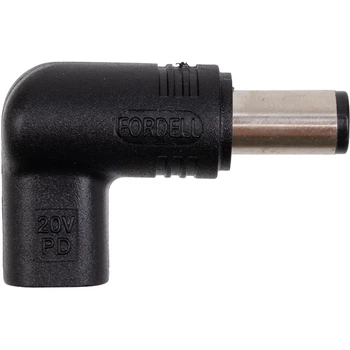 Адаптер PowerPlant USB Type-C на DC 7.4x5.0 мм (для Dell)