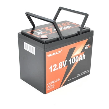 Аккумуляторная батарея YEAGULCH Mini LiFePO4 12,8V 100Ah 1280Wh, BMS-100A, (246x187x197), M8, 12.9kg