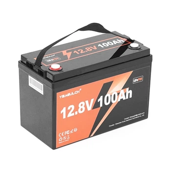 Аккумуляторная батарея YEAGULCH LiFePO4 12,8V 100Ah 1280Wh, BMS-100A, (325x165x215), M8, 10kg
