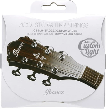 Струни для акустичних гітар IBANEZ IACS62C ACOUSTIC GUITAR STRING 11-52 (301881)