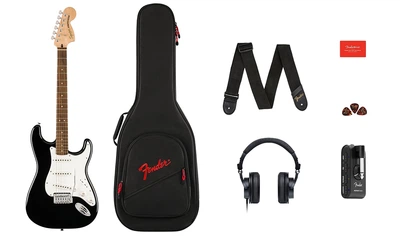 Гітарний набір з електрогітарою SQUIER AFFINITY SERIES STRATOCASTER MUSTANG MICRO PACK (240974)
