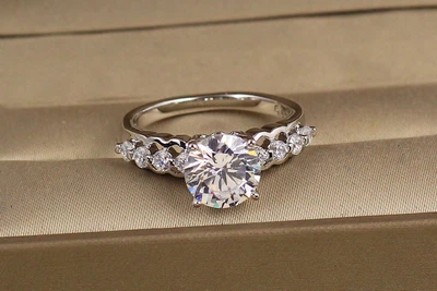Кольцо Xuping Jewelry Мелодия любви р 20 серебристое
