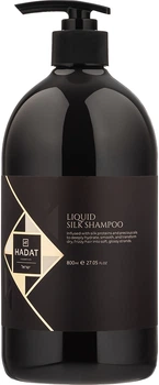 Шампунь для сяйва та блиску волосся "Рідкий Шовк" Liquid Silk Hadat, 800 мл