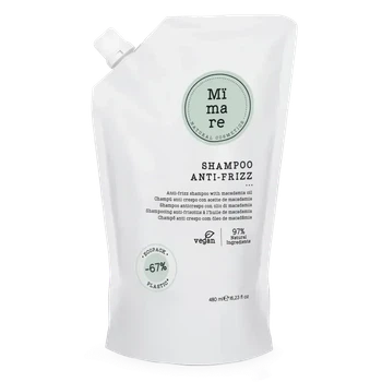 Шампунь разглаживающий с маслом макадамии Mimare Anti Frizz Shampoo 480ml