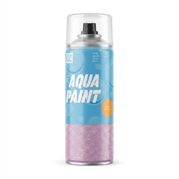 Аэрозольная краска на водной основе Belife Aqua Paint ярко-желтая шелковисто матовая (A31)