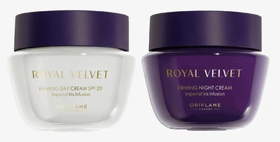 Набор кремов для лица "Королевский бархат" Oriflame Royal Velvet 50+50 мл