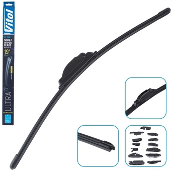 Щітка склоочисника безкаркасна Vitol ULTRA 19" - 480 мм 13 адаптерів (VU-19480)