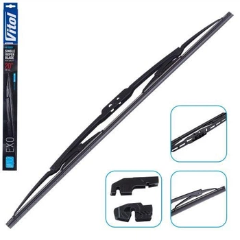 Щітка склоочисника каркасна Vitol EXO 20" 500 мм (VK-20500)