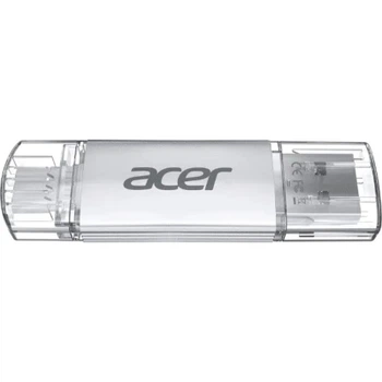 USB флеш накопитель Acer 32GB UP300 Silver USB 3.2/Type-C (BL.9BWWA.588)