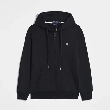 Мужское худи Polo Ralph Lauren на молнии, черное SWT-POLO-009-2XL