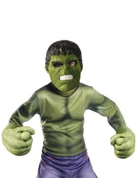 Набор маски и перчаток Халка детский Hulk зелёный