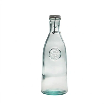 Бутылка с бугельной пробкой authentic 28х10 см 1л скло прозрачный Vidrios san miguel (541#5734)