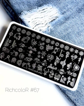 RICHCOLOR Пластина для стемпінгу - 067
