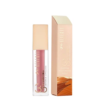 Блиск для губ зволожуючий 3D Plumping Intense Lipgloss Neverti NP800 №013 Сліпучий об'єм Рожево-персиковий, 4