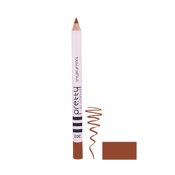 Олівець для губ контурний Pretty by Flormar Styler Lip Pencil №203 Шоколадне Молоко, 1,14 г