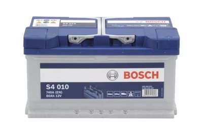 Автомобильный аккумулятор BOSCH 80Ah/740A/P+ S4 S4 010 (BS 0092S40100)