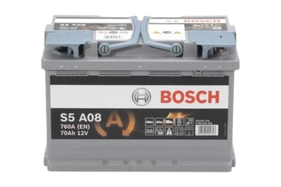 Автомобильный аккумулятор BOSCH 70Ah/760A/P+ AGM S5 S5 A08 (BS 0092S5A080)
