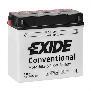 Автомобильный аккумулятор EXIDE 12V 20Ah/210A P+ (CNM 12Y16A3A)