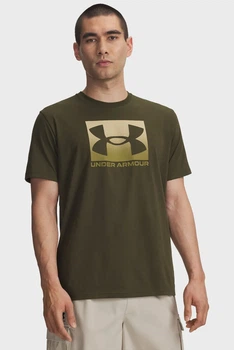 Чоловіча темно-зелена футболка UA M BOXED SPORTS UPDATED SS Under Armour LG 1386793-308
