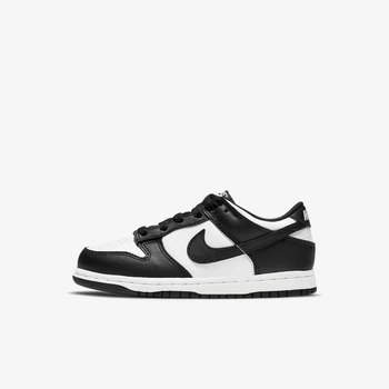 Кроссовки детские Nike Dunk Low Retro Panda Ps 28 Чорно-білий CW1588-100