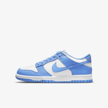 Кроссовки подростковые Nike Dunk Low 38.5 Синьо-білий CW1590-103