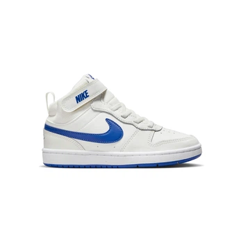 Кроссовки подростковые Nike Court Bugh Mid 2 Big Kids' Shoes 28 Біло-синій CD7783-113