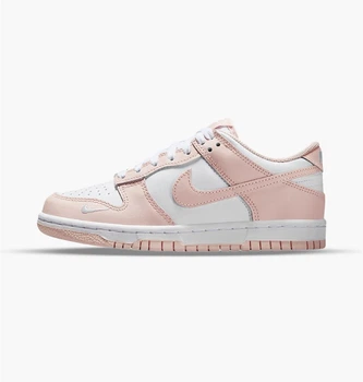 Кроссовки детские Nike Dunk Low Gs White/Pink 38.5 IF6172-100