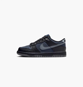 Кроссовки детские Nike Dunk Low Black/Blue 36.5 HQ3815-001